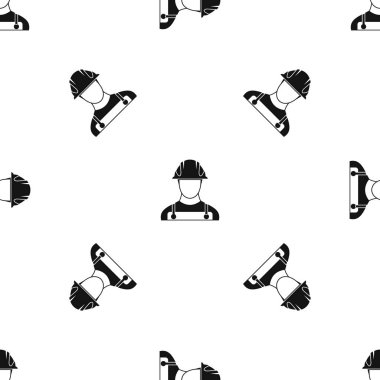 Oluşturucu desen sorunsuz siyah