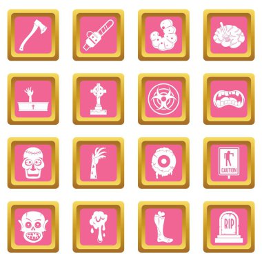 Zombi simgeler pembe