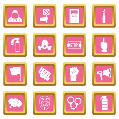 Protesto simgeler pembe