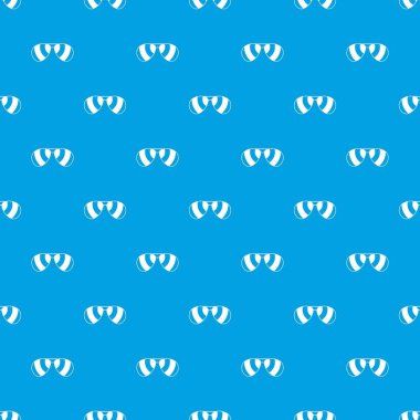 Gözlük desen kesintisiz mavi