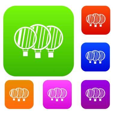 Kamera mercekleri koleksiyonu ayarla