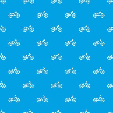 Bisiklet desen kesintisiz mavi