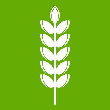 Büyük tahıl spike simgesi yeşil