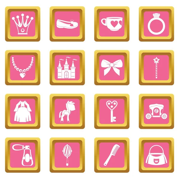 Bebek Prenses pembe simgeler öğeleri