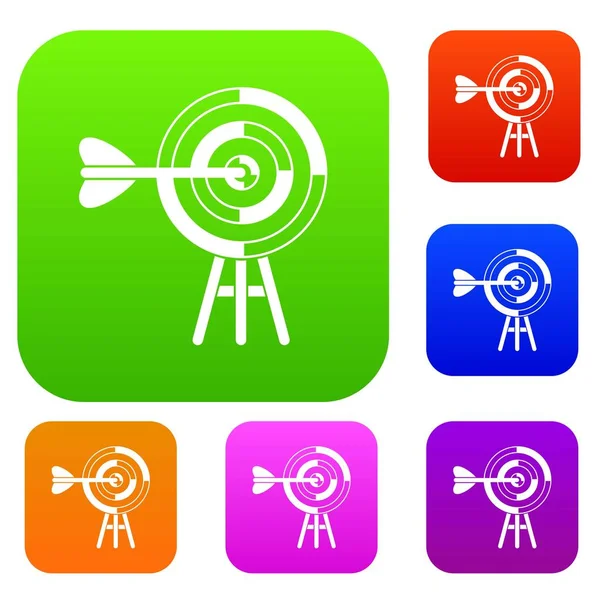 Bir ok set koleksiyonu ile hedef