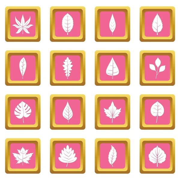Simgeler pembe bitki yaprakları