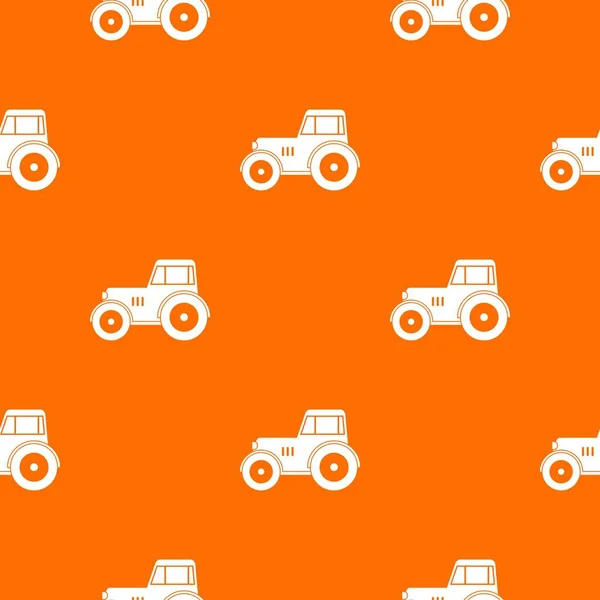 Patrón del tractor sin costura — Vector de stock