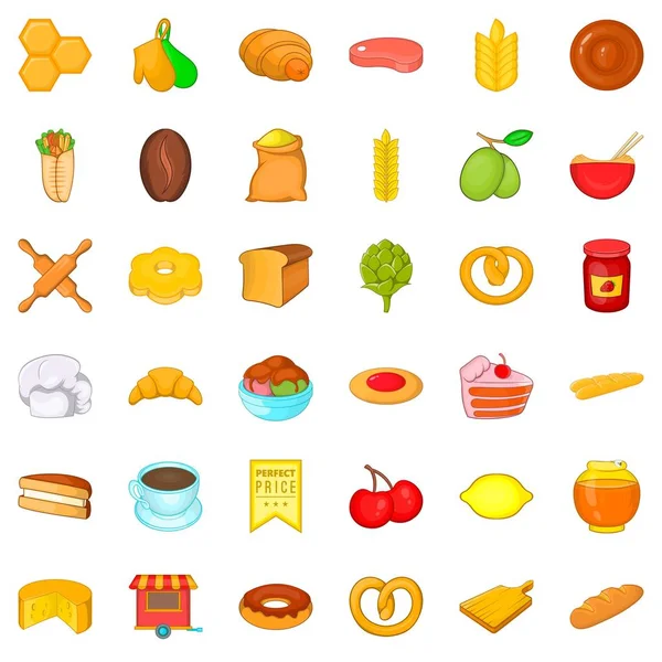 Icons set kür, karikatür tarzı