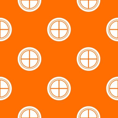 Beyaz yuvarlak pencere desen sorunsuz