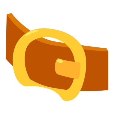 Modern kemer simgesi, izometrik 3d stili