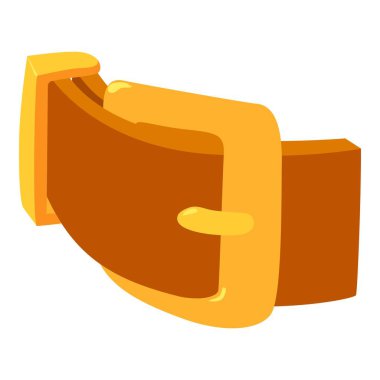 Kadın kemer simgesi, izometrik 3d stili