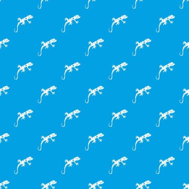 Bukalemun desen kesintisiz mavi