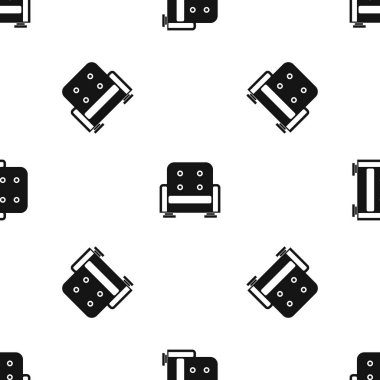 Koltuk desen sorunsuz siyah