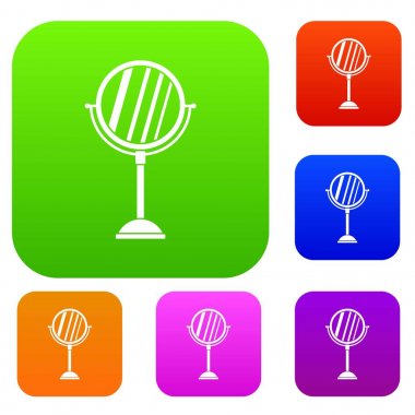 Makyaj aynası koleksiyonu ayarla