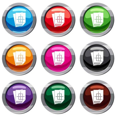 Ev inşaatı projesi 9 koleksiyonu ayarla