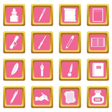 Yazılı simgeleri pembe