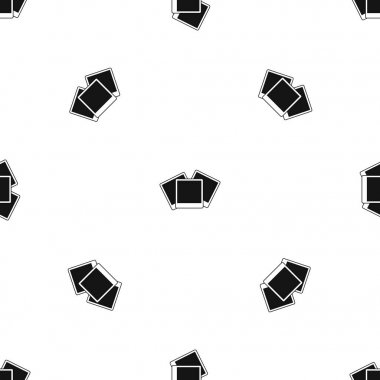 Düğün davetiye sorunsuz siyah desen