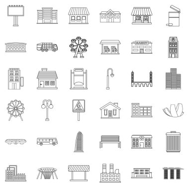 Rating Icons set, anahat stili