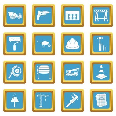 Mimari simgeler gök mavisi