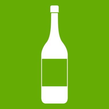 Şarap şişesi simgesi yeşil
