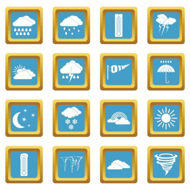 Hava simgeleri masmavi ayarla