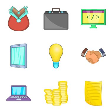 Sekme simgeler kümesi, karikatür tarzı