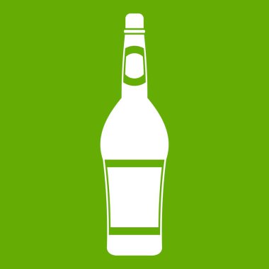 Tasarım şişe simgesi yeşil