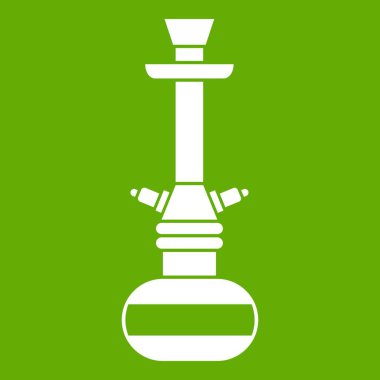 Arap nargile simgesi yeşil