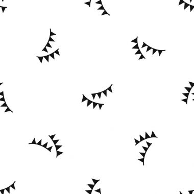 Tatil bayrakları model sorunsuz siyah