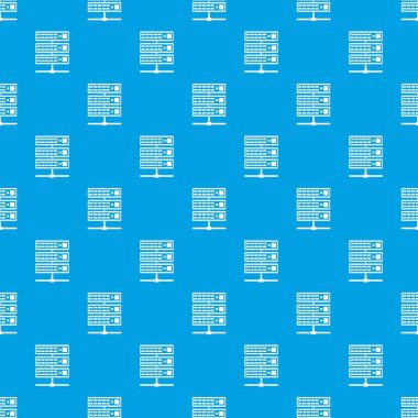 Sunucuları desen kesintisiz mavi