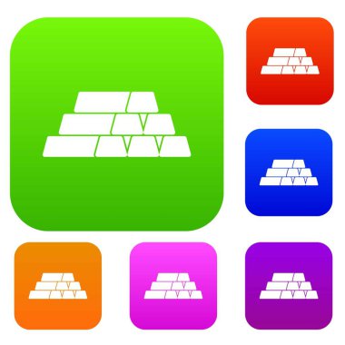 Altın külçelerini koleksiyonu ayarla