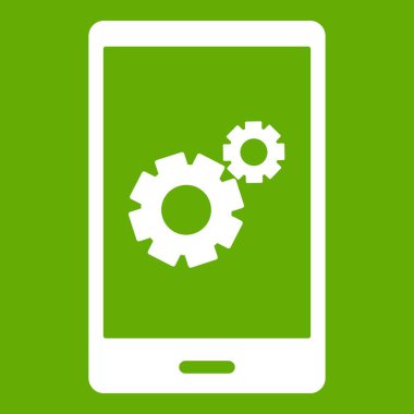 Çalışma telefon simgesi yeşil