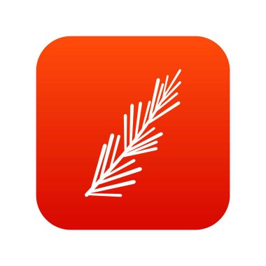 Biberiye baharat simgesi dijital kırmızı