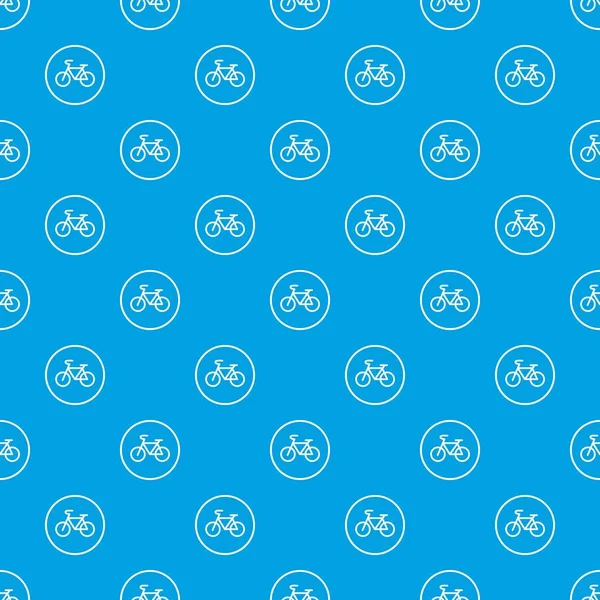 Desen kesintisiz mavi Bisiklet işareti