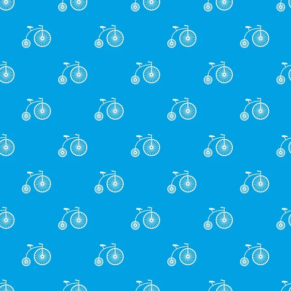 Penny-Farthing desen kesintisiz mavi