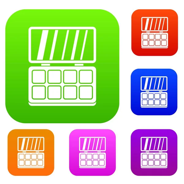 Makyaj paleti koleksiyonu ayarla