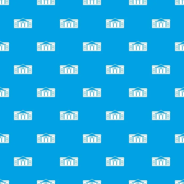 Banka Binası desen kesintisiz mavi