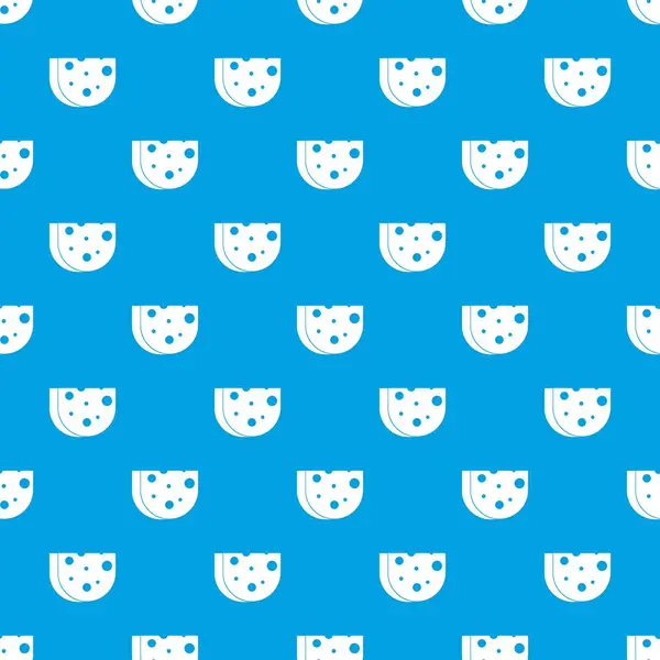 İsviçre peyniri desen kesintisiz mavi parçası