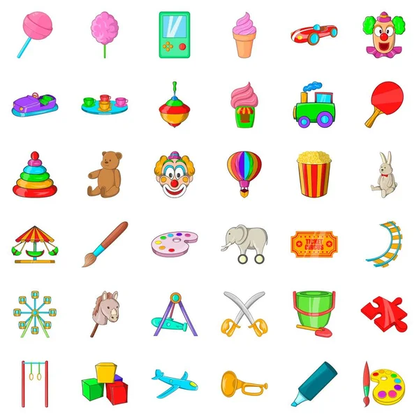 Icons set, karikatür tarzı Dart