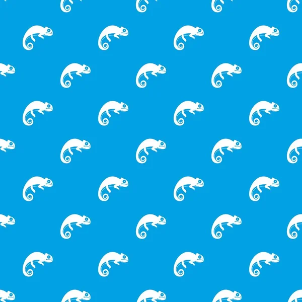 Bukalemun desen kesintisiz mavi