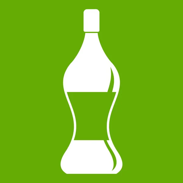 Soda water icon green — Stock Vector