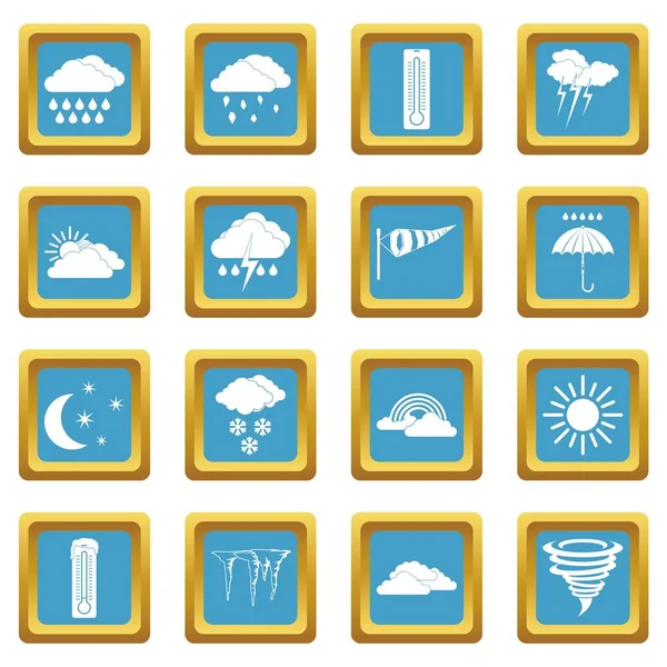 Hava simgeleri masmavi ayarla