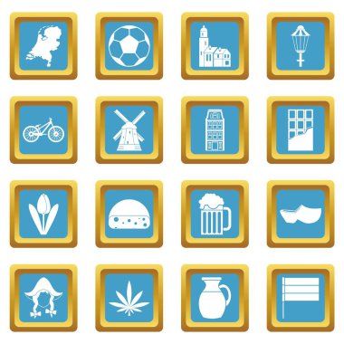 Hollanda simgeler gök mavisi