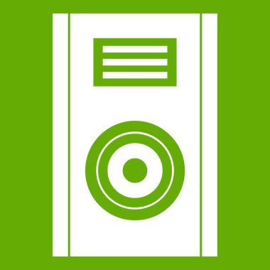 Müzik hoparlör simgesi yeşil