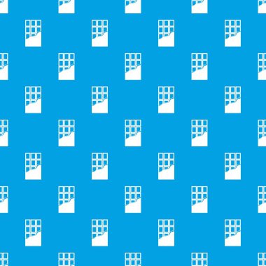 Çikolata desen kesintisiz mavi bar