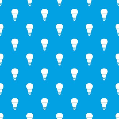 Parlayan Led ampul deseni kesintisiz mavi