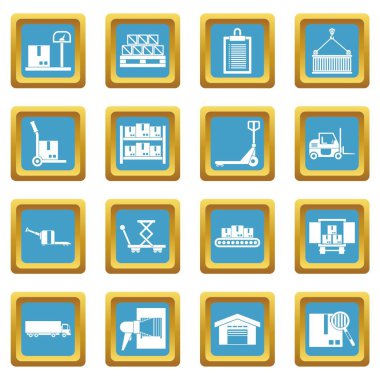 Lojistik Simgeler gök mavisi