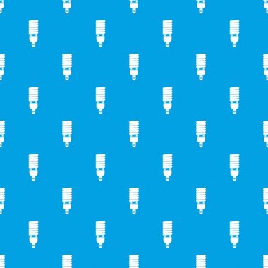 Floresan ampul deseni kesintisiz mavi