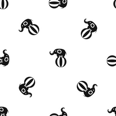 Bir top model sorunsuz siyah Dengeleme fil