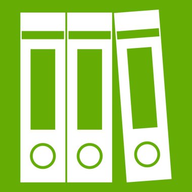 Office klasörler belgeleri simge yeşil ile